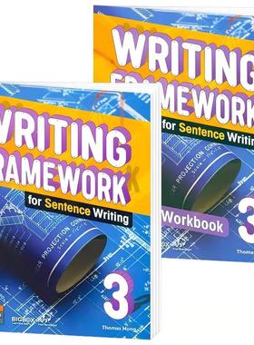 WRITING FRAMEWORK SENTENCE WRITING 3 Thomas Hong 著 原版其它外版书 新华书店正版图书籍 FOREIGN PUBLISHER