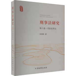 著 大学教材社科 新华书店正版 刑事法研究 中国检察出版 张智辉 图书籍 社 第6卷·司法改革论