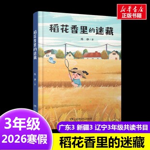 稻花香里的迷藏 陈静 著2026年寒假三年级阅读书目广东新疆辽宁粤韵书香语润新疆湖南少年儿童出版社