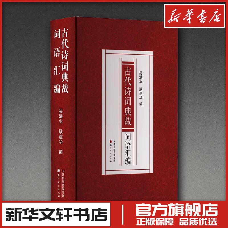 古代诗词典故词语汇编 吴洪业,耿建华 编 文学理论/文学评论与研究文学 新华书店正版图书籍 天津古籍出版社