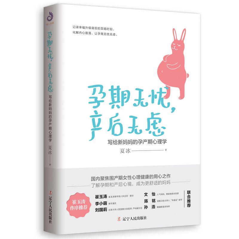 孕期无忧.产后无虑:写给新妈妈的孕产期心理学 夏冰 著 孕产/育儿生活 新华书店正版图书籍 辽宁人民出版社 书籍/杂志/报纸 孕产/育儿 原图主图