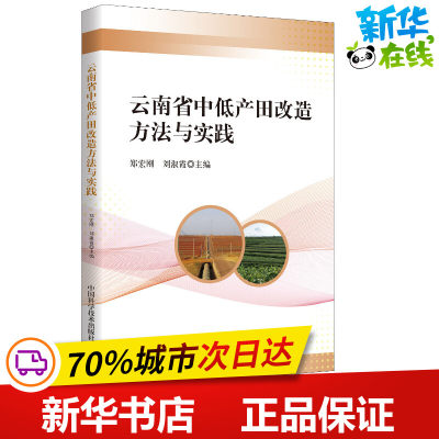 云南省中低产田改造方法与实践 郑宏刚,刘淑霞 编 农业基础科学专业科技 新华书店正版图书籍 中国科学技术出版社