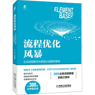 流程优化风暴 企业流程数字化转型从战略到落地 王磊 等 编 企业管理经管、励志 新华书店正版图书籍 机械工业出版社