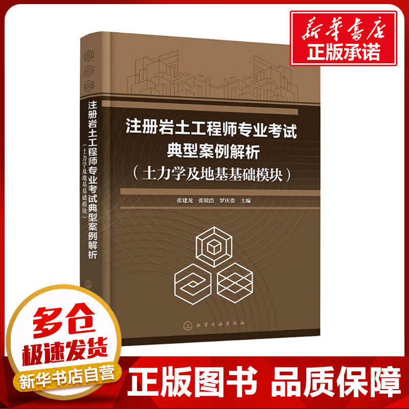 注册岩土工程师专业考试典型案例解析(土力学及地基基础模块) 张建龙,张锐浩,罗庆姿 编 建筑考试其他专业科技