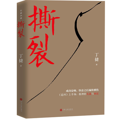 撕裂 丁捷 著 著 官场小说文学 新华书店正版图书籍 中国文联出版社