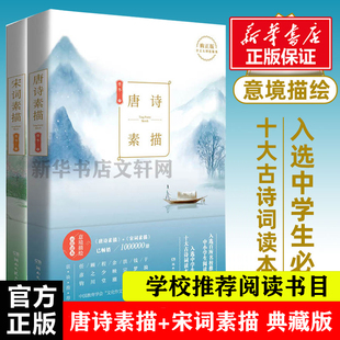 唐诗宋词素描 曾冬 中国古诗词大全大会唐诗宋词全集鉴赏辞典三百首 新华文轩书店旗舰店官网正版图书书籍畅销书