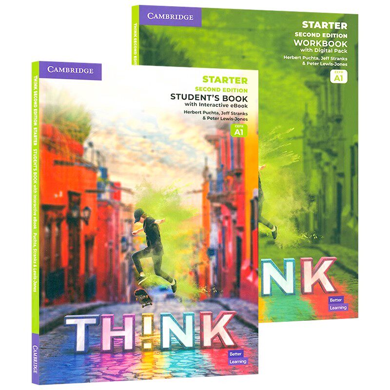 THINK STARTER（STUDENT'S BOOK&WORKBOOK）2ND EDITION HerbertPuchta 著 进口教材/考试类/工具书类原版书外版书