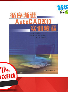 循序渐进AutoCAD2010实训教程  王华康 等 编者 图形图像/多媒体（新）专业科技 新华书店正版图书籍 东南大学出版社