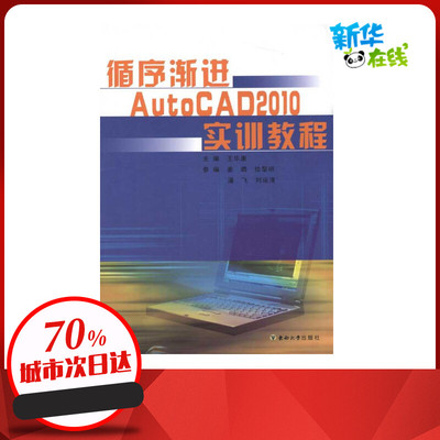 循序渐进AutoCAD2010实训教程  王华康 等 编者 图形图像/多媒体（新）专业科技 新华书店正版图书籍 东南大学出版社