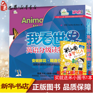 6岁孩子不能错过 我看世界英语分级读物第7级全8册 英语认知启蒙读物安妮鲜花少儿英语幼儿英文教材绘本书籍教程