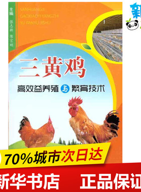 三黄鸡高效益养殖与繁育技术  张志新 陈宗刚 主编 畜牧/养殖专业科技 新华书店正版图书籍 科学技术文献出版社