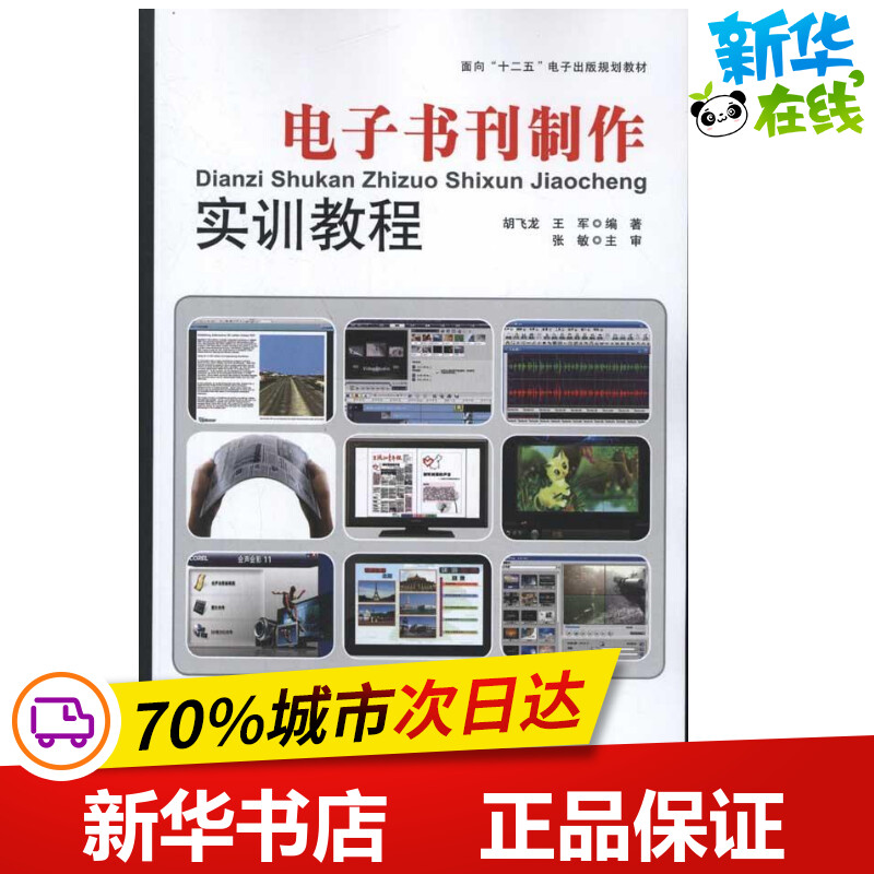 电子书刊制作实训教程 胡飞龙 等 著 轻工业/手工业专业科技 新华书店