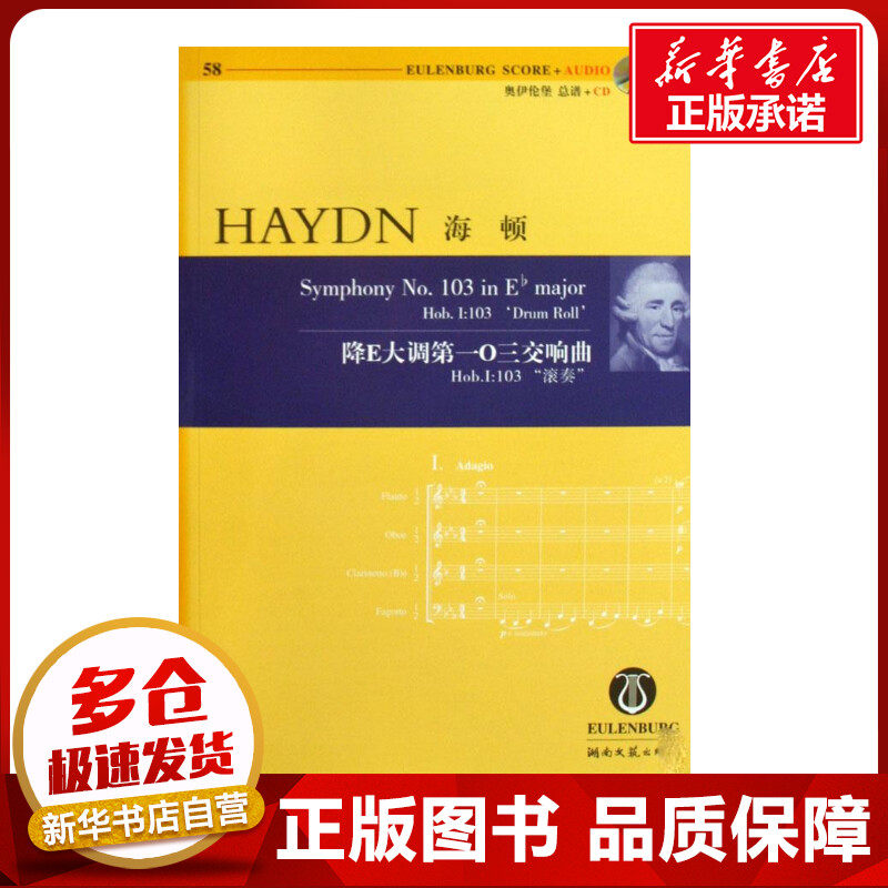 i:103 "滚奏" (奥)海顿 著作 路旦俊 译者 音乐(新)艺术 新华书店正版
