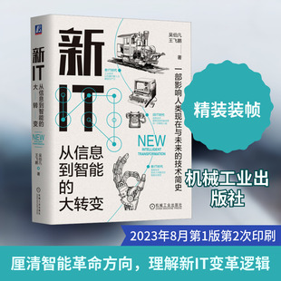 新IT 从信息到智能的大转变 吴伯凡,王飞鹏 著 各部门经济专业科技 新华书店正版图书籍 机械工业出版社