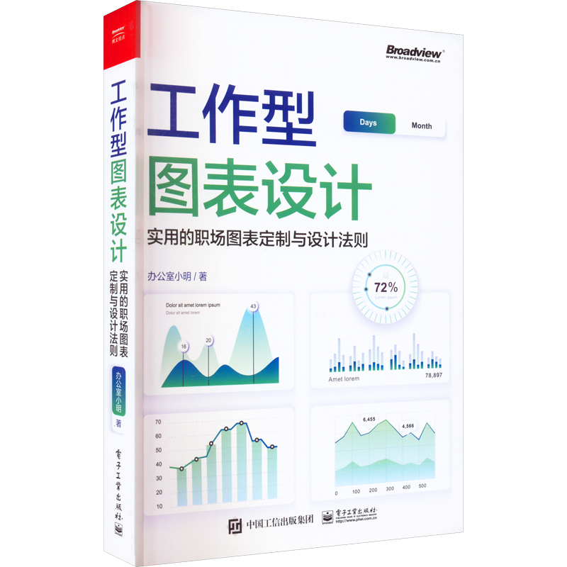 工作型图表设计 实用的职场图表定制与设计法则 办公室小明 著 办公自动化软件（新）专业科技 新华书店正版图书籍