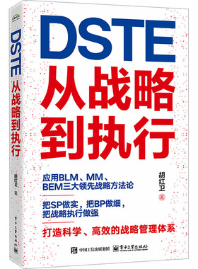DSTE 从战略到执行 胡红卫 著 战略管理经管、励志 新华书店正版图书籍 电子工业出版社