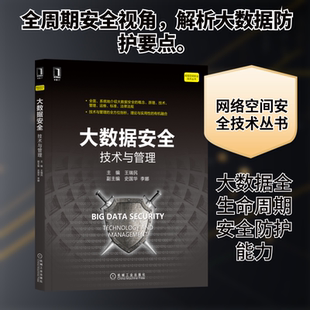 大数据安全 技术与管理 王瑞民 编 计算机安全与密码学专业科技 新华书店正版图书籍 机械工业出版社