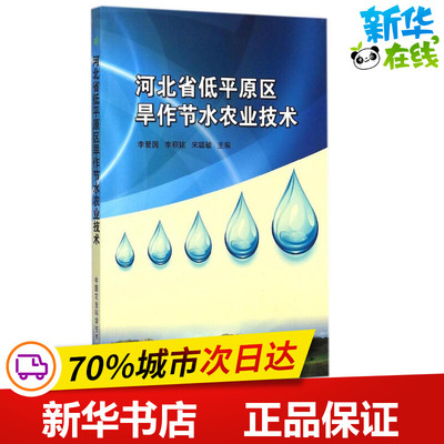河北省低平原区旱作节水农业技术 李爱国,李积铭,宋聪敏 主编 著 农业基础科学专业科技 新华书店正版图书籍