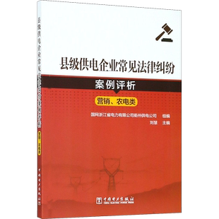 县级供电企业常见法律纠纷案例评析 营销、农电类 编者:刘慧 著 刘慧,国网浙江省电力有限公司衢州供电公司 编
