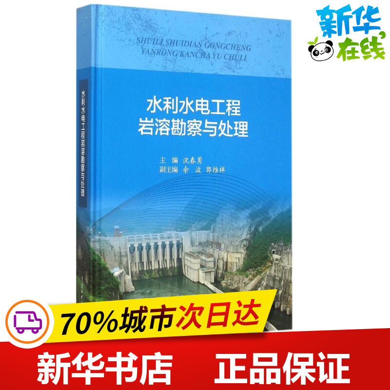 水利水电工程岩溶勘察与处理 沈春勇 主编 著 建筑/水利（新）专业科技 新华书店正版图书籍 中国水利水电出版社