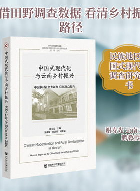 中国式现代化与云南乡村振兴：中国乡村社会大调查（CRSS）总报告 谢寿光 主编;郭茂灿胡洪斌 副主编 编 各部门经济经管、励志