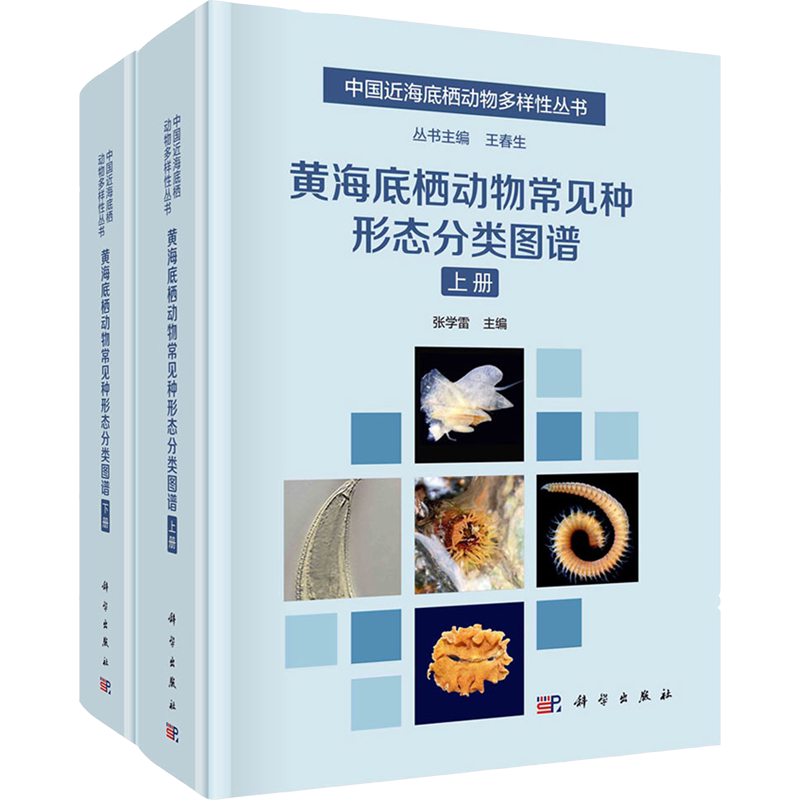 黄海底栖动物常见种形态分类图谱(上下册) 张学雷 编 生命科学/生物学专业科技 新华书店正版图书籍 科学出版社