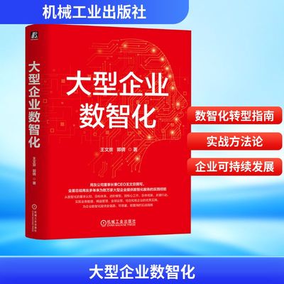 大型企业数智化 王文京,郭倩 著 著 企业管理经管、励志 新华书店正版图书籍 机械工业出版社
