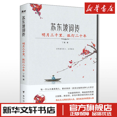 苏东坡词传 明月三千里,孤灯二十年 丁耽 著 历史人物文学 新华书店正版图书籍 台海出版社