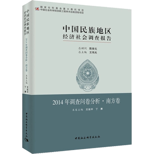 中国民族地区经济社会调查报告 2014年调查问卷分析·南方卷 王延中,丁赛 编 人口学经管、励志 新华书店正版图书籍