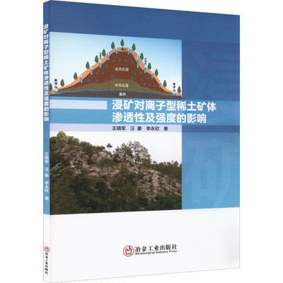 浸矿对离子型稀土矿体渗透性及强度的影响 王晓军,汪豪,李永欣 著 冶金工业专业科技 新华书店正版图书籍 冶金工业出版社