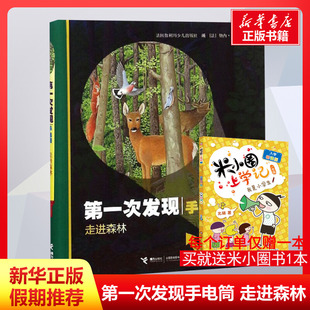 第一次发现手电筒 走进森林 法国伽利玛少儿出版社编 儿童文学小学生课外阅读书籍正版6-7-8-9-10岁一年级二年级三年级四年级寒暑
