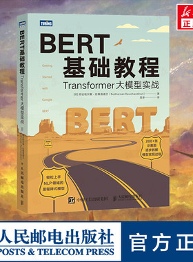 【新华书店旗舰】BERT基础教程：Transformer大模型实战 [印]苏达哈尔桑·拉维昌迪兰 著 计算机控制仿真与人工智能