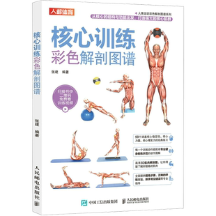 核心训练彩色解剖图谱 张建 编 体育运动(新)生活 新华书店正版图书籍 人民邮电出版社