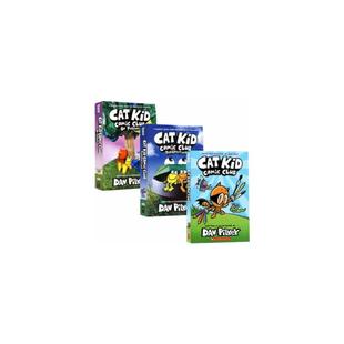 小彼蒂 原版 3册 Dav KID CLUB 图书籍 书 新华书店正版 CAT COMIC 第1 著 Pilkey 其它外版 漫画俱乐部 猫小孩