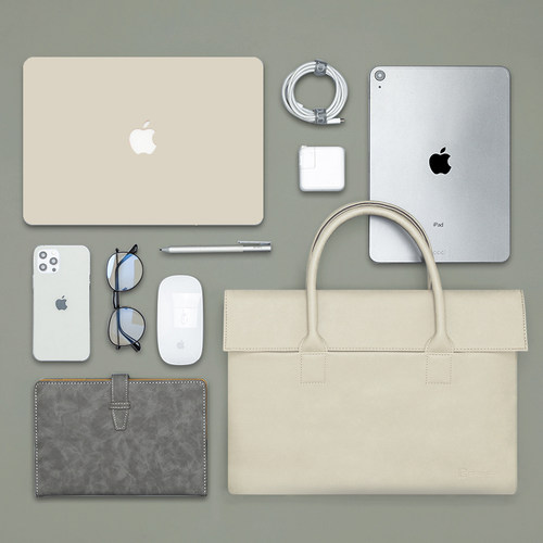 电脑包女士2026新款14寸通勤适用苹果笔记本macbook联想thinkbook小新pro13手提华为matebook惠普16星air15.6