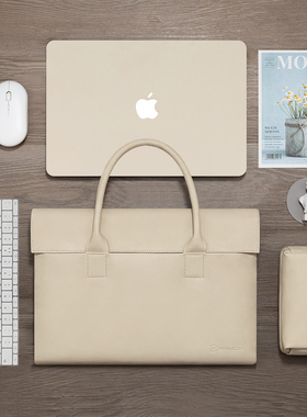 电脑包14寸手提女士2025款适用苹果macbookair13联想小新pro笔记本thinkbook华为matebookD16通勤15.6戴尔男