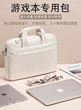 电脑包16寸15.6手提适用联想拯救者y9000p游戏本y7000小新Pro14戴尔游匣g惠普战66暗影精灵8女通勤斜跨男华硕