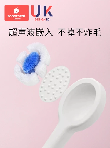 Мягкая детская зубная щетка для младенца, 6-12 лет