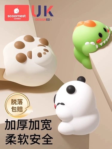 Мультяшные накладки на углы, анти-ударные наклейки, защитная безопасная лента для стола, защита от столкновений, увеличенная толщина