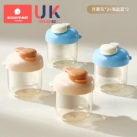 [Бутылочный ППСУ] [Достаточно для четырехразового питания, подходит для длительных прогулок] Морская соль синяя * 2 + лунно-серый * 2