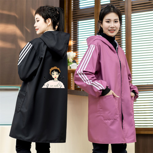 新款防水定制印字耐脏罩衣时尚