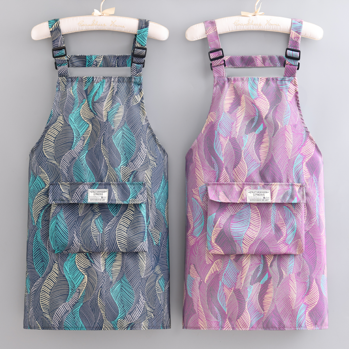 时尚无袖可调节罩衣家用厨房做饭工作服舒适透气餐饮服务员围裙,家庭/个人清洁工具,围裙,淘宝优惠券,粉丝福利购,淘宝优惠卷