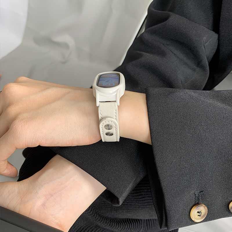 适用小米手环7腕带智能运动手环6表带真皮3/4/5三四五六七代NFC版皮质替换带金属编织男女生个性高级潮ins风怎么看?