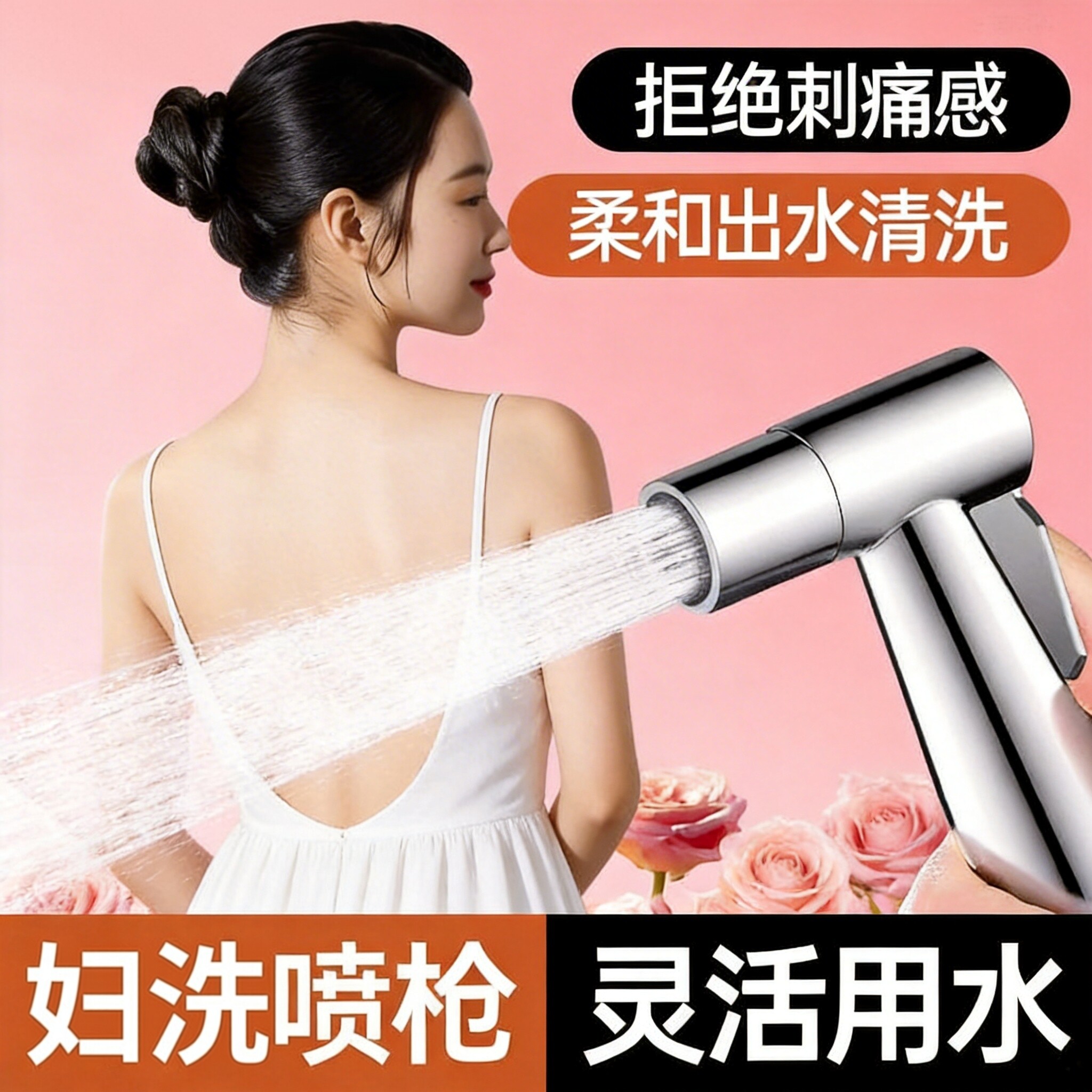 妇洗器喷头家用卫生间马桶喷枪