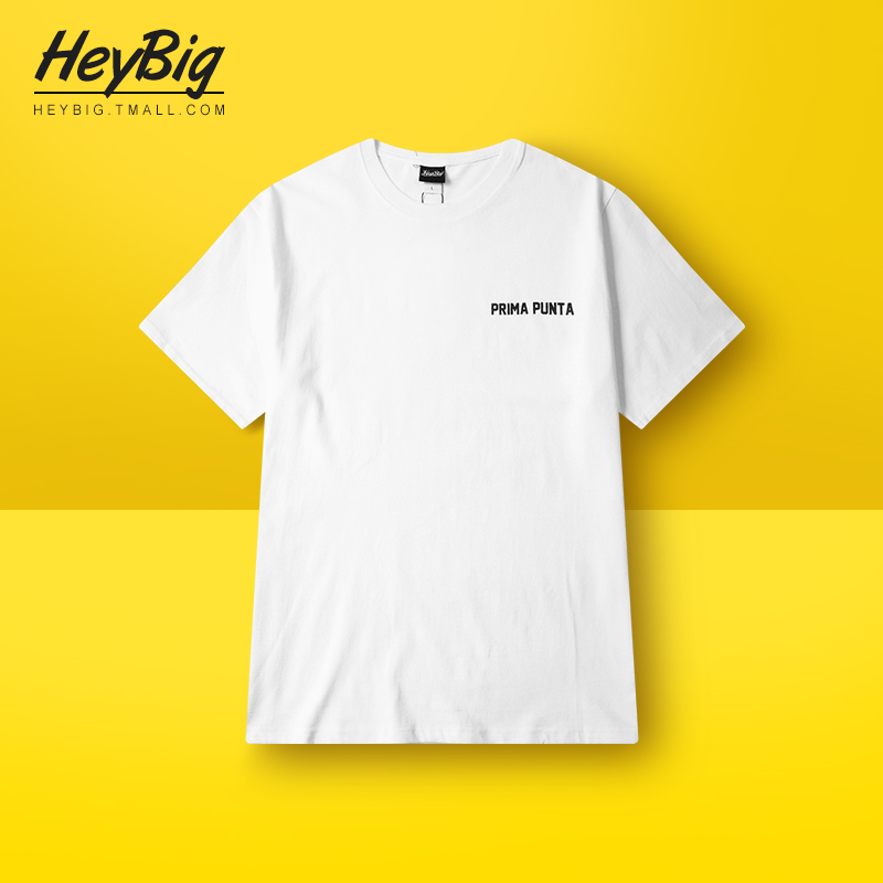的T恤短袖男女学生情侣美式街头复古潮流印花t-shirt宽松