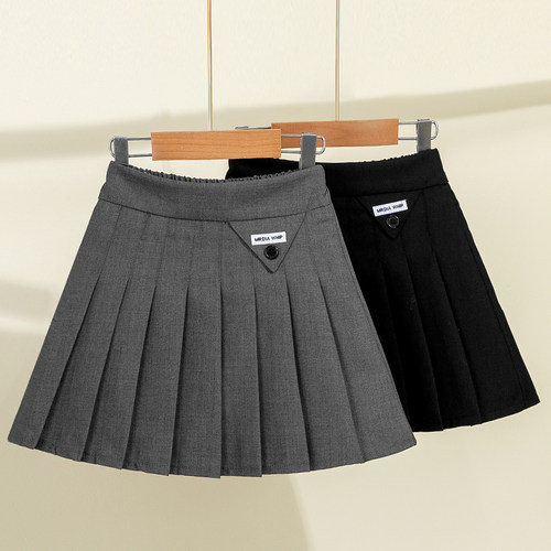 琪比童话女童休闲百搭百褶裙