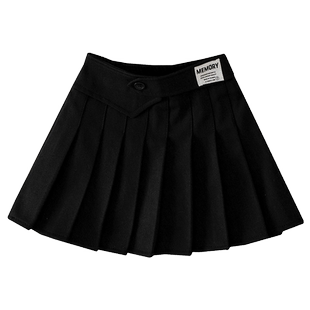 女童半身裙百褶裙春秋2026新款儿童学院风JK短裙百搭春装女孩裙子
