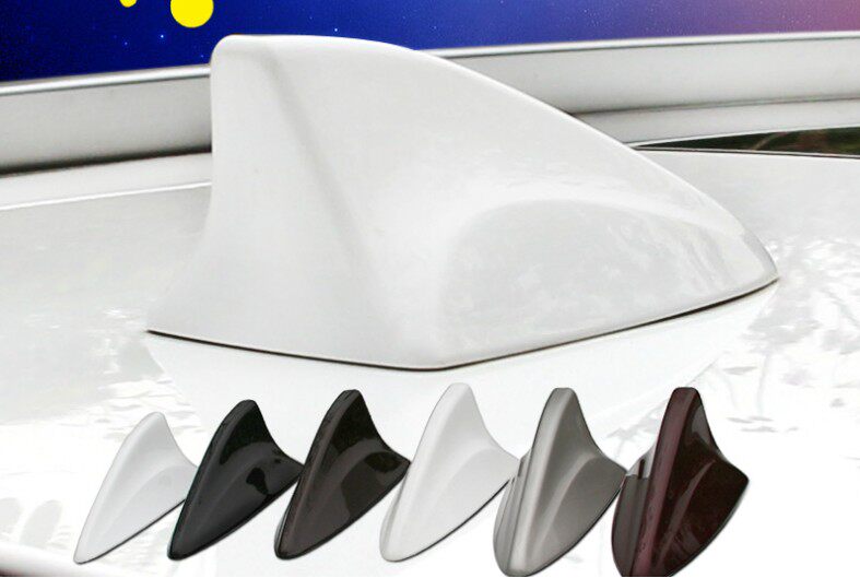 适用于18-20款名爵hs哥本哈根蓝 鲨鱼鳍车顶装饰烤漆天线汽车改装