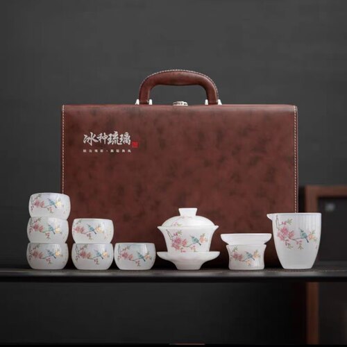 喜上眉梢高端茶具琉璃