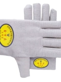 Двойной слой 24 -линейный холст Glove Glove Propecty Ware -Устойчивый и утолщенная полноценная промышленная механизм рабочая сварщики сварщики защитные продукты